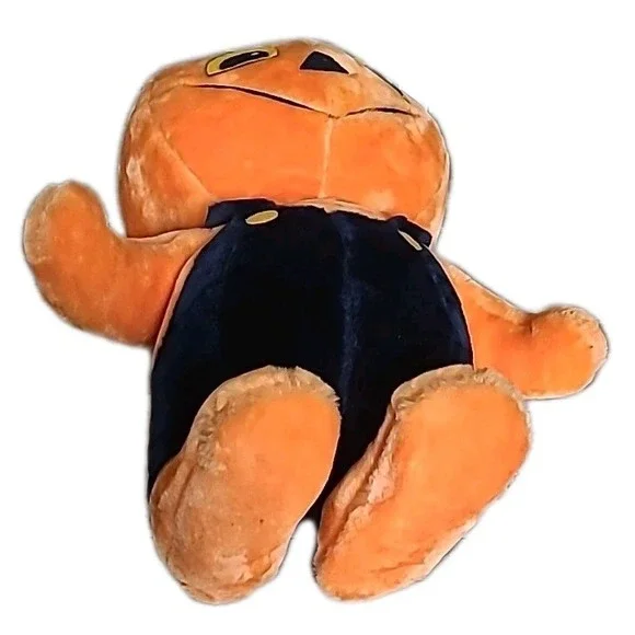 Vintage Halloween Wonder Toys Jack o Lantern Jumbo Plush Clean Odor Free 28"‎ - Picture 9 of 10
